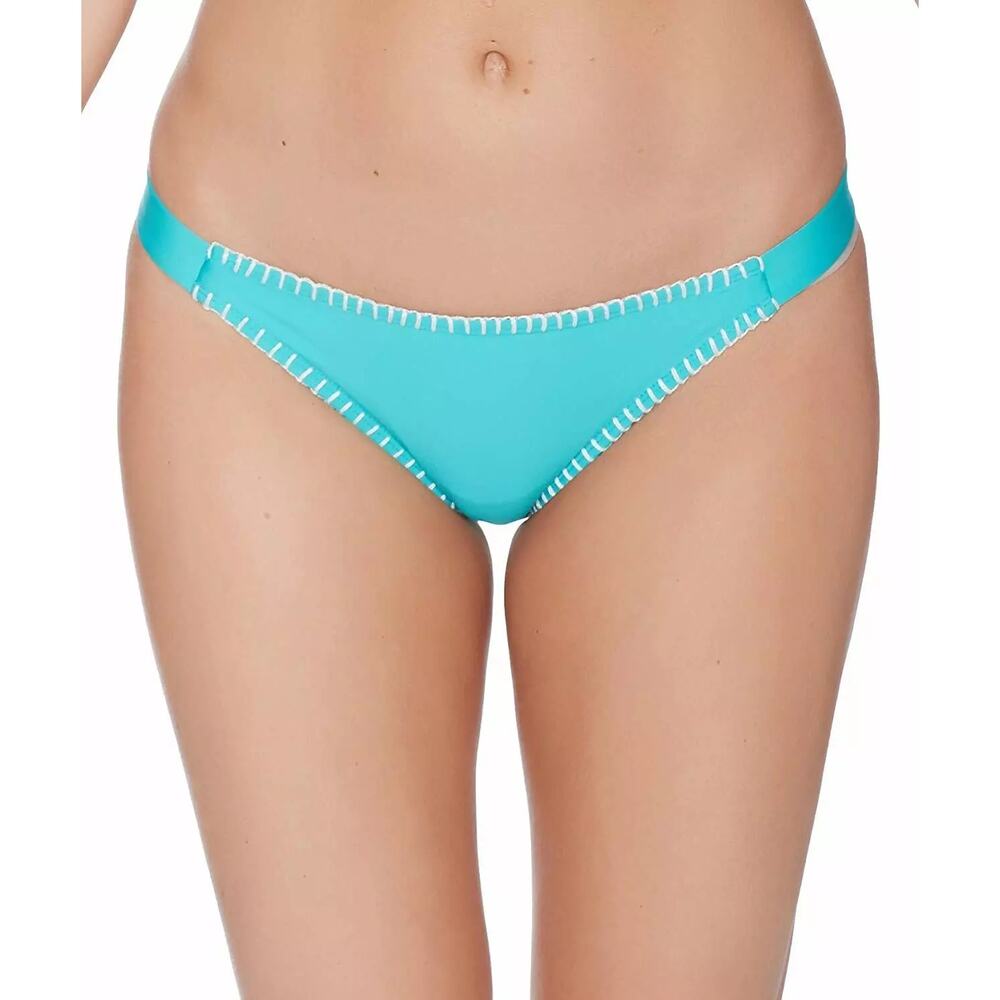 NWT Splendid - Stitch Solid Tab Side Bikini Bottom size S Color is Tea